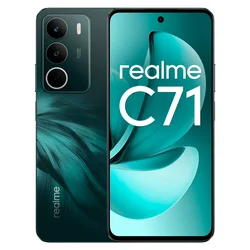 Smartphone Realme C71 5G RMX3943 128GB 6GB RAM Dual SIM Pantalla 6.67" - Verde (Anatel)