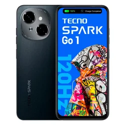 Smartphone Tecno Spark Go 1 KL4 64GB 3GB RAM Dual SIM Pantalla 6.67" - Negro