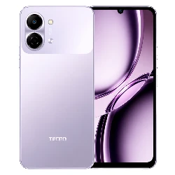 Smartphone Tecno Spark Go 3 KN3 128GB 4GB RAM Dual SIM Pantalla 6.74" - Púrpura (Anatel)