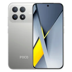 Smartphone Xiaomi Poco F8 Pro 5G 512GB 12GB RAM Dual SIM Pantalla 6.59" - Titanio Plata