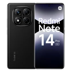 Smartphone Xiaomi Redmi Note 14 Pro 5G 256GB 8GB RAM Dual SIM Pantalla 6.67" Chino - Negro (Sello Pequeño)