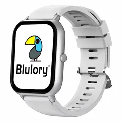 Reloj inteligente Blulory Glifo RS5 de 45 mm - Plata