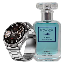 Smartwatch G-Tide Watch Power Perfume Taka - Plata