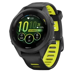 Reloj inteligente Garmin Forerunner 265S 010-02810-03 - Negro y Amarillo