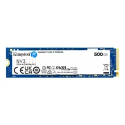 SSD M.2 Kingston NV3 500GB NVMe PCIe 4.0 - SNV3S/500G