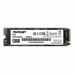 SSD M.2 Patriot 128 GB NVMe PCIe Generación 3 - P320P128GM28