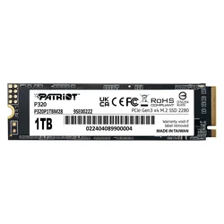 M.2 SSD Patriot 1TB NVMe PCIe Gen 3 - P320P1TBM28