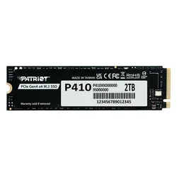 SSD M.2 Patriot P410 2TB NVMe PCIe Gen4 - P410P2TBM28H