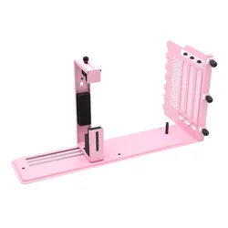 Soporte de montaje para tarjeta de vídeo vertical DarkFlash VB-X - Rosa