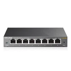 TP-Link TL-SG108E Conmutador Gigabit de 8 Puertos 1000 Mbps - Gris