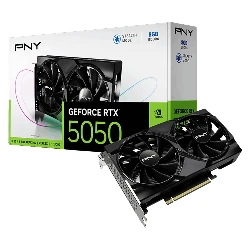 Tarjeta de vídeo PNY Stealth Mode NVIDIA GeForce RTX-5050 8GB GDDR6 - VCG50508DFXPB1
