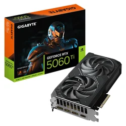 Tarjeta de vídeo Gigabyte Windforce OC NVIDIA GeForce RTX-5060Ti 8GB GDDR7 - GV-N506TWF2OC-8GD