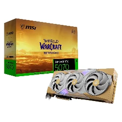 Tarjeta de Video MSI World of Warcraft Midnight Light Edition NVIDIA GeForce RTX-5070 12GB GDDR7 - G507012WMLE