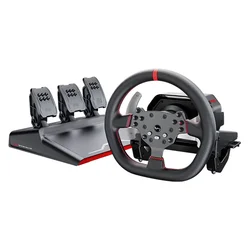 Volante y pedales PXN V10 Pro para PC / PS4 / Xbox One / Xbox Series - Negro