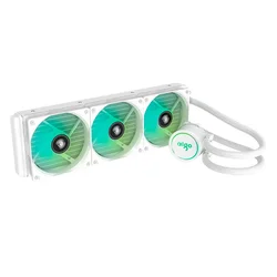 Enfriador de agua para procesador Aigo AC 360 RGB - Blanco