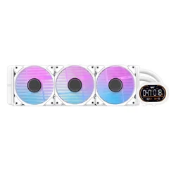 Enfriador de agua para procesador Aigo darkFlash DH360D ARGB - Blanco