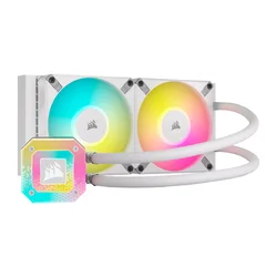 Enfriador de agua para procesador Corsair iCue H100i Elite Capellix XT CW-9060072-WW RGB - Blanco