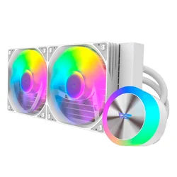 Enfriador de agua para procesador darkFlash DG240 - Blanco