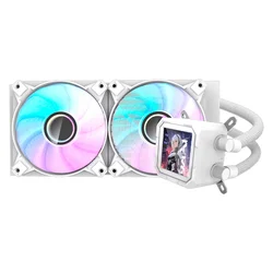 Enfriador de agua para procesador darkFlash DV240S - Blanco