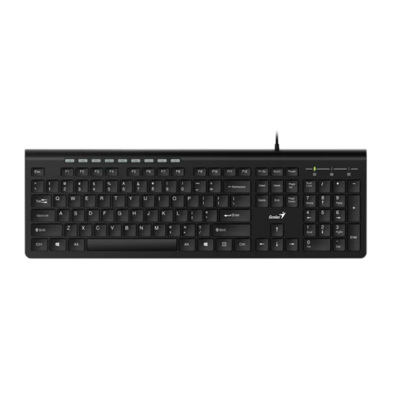 Teclado Genius SlimStar 230 II BLK USB Black (0035)