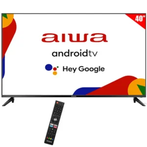 Smart TV LED 40" Aiwa AW40B4SFG Full HD Android Google TV Wi-Fi Bluetooth con convertidor digital