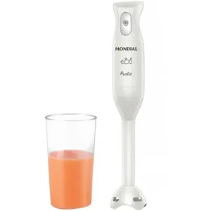 Mezclador Mondial Pratic M-15-W 200 vatios con vaso de 600 ml 127 V ~ 60 Hz - Blanco