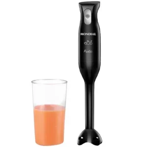 Mezclador Mondial Pratic M-15-B 200 vatios con vaso de 600 ml 127 V ~ 60 Hz - Negro