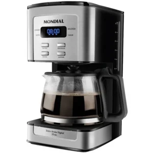 Cafetera Mondial Dolce Arome Digital C-44-32X-SDI 800 vatios 220 V ~ 50 60 Hz - Negro Plata