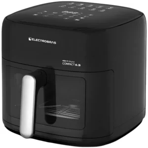 Freidora eléctrica ElectroBras Air Fryer Compact 6.5 Digital EBAF-65D 1.500 watts 127V ~ 60Hz - Negro