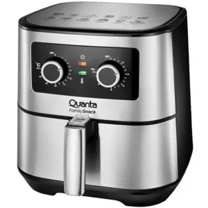 Freidora eléctrica Quanta Family Snack QTAF500 1.700 watts 5.5 Litros 220V ~ 50 60 Hz - Negra Plata