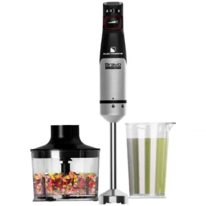Mezclador ElectroBras Bravo EBMX-1200 1.200 vatios Procesador de alimentos 220 - 240V ~ 50 60 Hz- Negro Plata