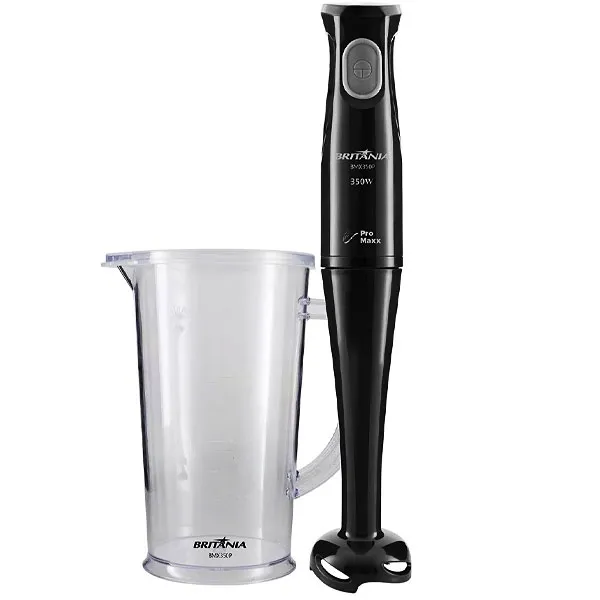 BMX350P Mezclador británico de 350 vatios con vaso de 1,05 litros 220 V ~ 50 60 Hz - Negro