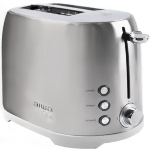 Tostadora Aiwa AW-TD1729A 800 watts 7 temperaturas 220 - 240 V ~ 50 60 Hz - Plata