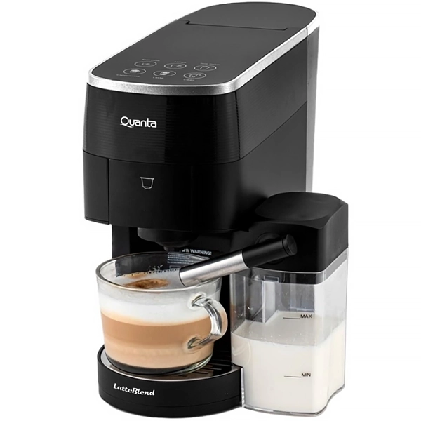 Cafetera Quanta Multi Capsulas 4 en 1 QTCMT70 5 em 1 QTCME35 1450 watts 220 - 240V ~ 50 60Hz - Negra Plata