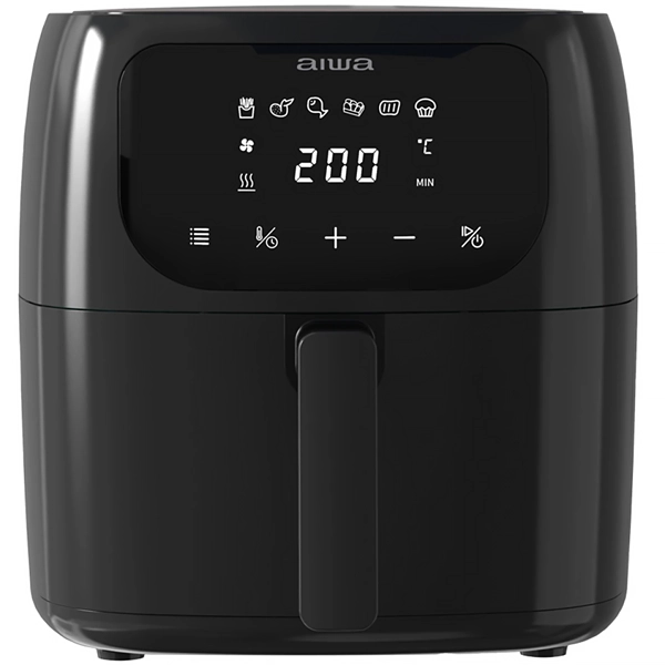 Freidora eléctrica Aiwa AWFK60 1.300 watts 6 Litros 220V ~ 50 60Hz - Negra