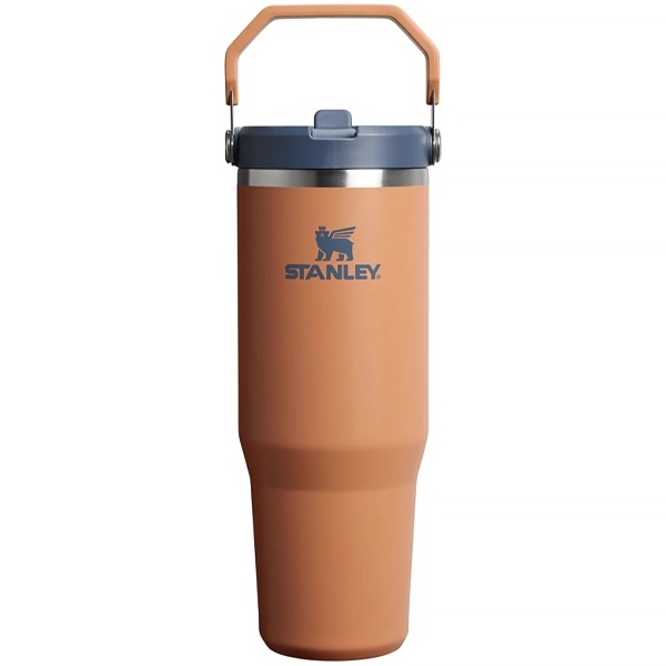 Botella térmica Stanley The IceFlow Flip Straw Tumbler 887 ml - Tostada