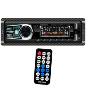 Toca Rádio MegaStar CDX259BT 4 de 65 watts con Bluetooth USB - Negro