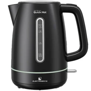 Hervidor eléctrico ElectroBras Quick Hot EBJE-07 2.200 watts 1.7 Litros 220 - 240V ~ 50 60 Hz - Negra Plata