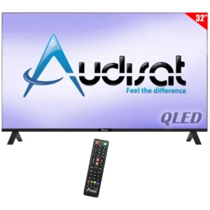 Audisat AD-32Q 32"QLED Smart TV (2026) Android Wi-Fi HD con convertidor digital (1 año de garantía)