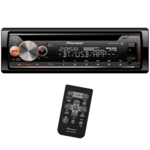 Reprodutor de CD Automotivo Pioneer DEH-X5000BT con Bluetooth USB Auxiliar - Negro