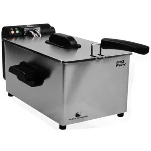 Freidora eléctrica Electrobras Big Fry EBFR-35 2.000 watts 3.5 Litros 220 - 240V ~ 50 60Hz - Negra Plata