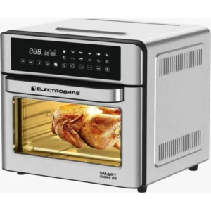 Horno eléctrico + Freidora eléctrica Electrobras Smart Cheff 29 EBHAF-29 de 28 Litros con Espeto 220 - 240V ~ 50 60Hz - Plata