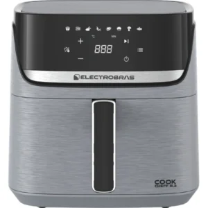 Freidora eléctrica Electrobas Cook Cheff 8.3 EBAF-83 2.000 watts 8.3 Litros 220 - 240V ~ 50 60Hz - Gris Negra