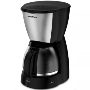 Cafetera Britania BCF32A 800 vatios 220V ~ 50 60Hz - Negro Plata