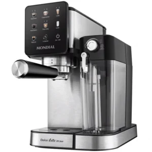 Cafetera Mondial Dolce Latte C-28-ECL 1.350 vatios 220V ~ 50 60 Hz - Negro Plata
