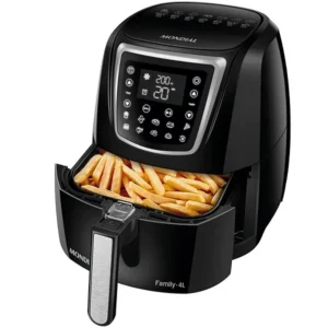 Freidora eléctrica Mondial Family-4L AFN-40-DI 1.500 watts 4 Litros 127V ~ 60Hz - Negro Plata