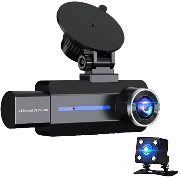 Cámara Automotiva Satellite A-DVR007 con Pantalla de 3.16" - Negra
