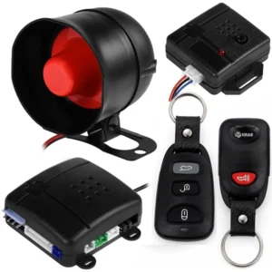 Alarme Automotivo Krab KBAC45 con 2 Controles - Negro