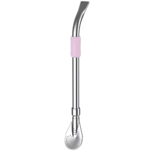 Bomba de paja Stanley The Ideal Mate - Rosa plateado