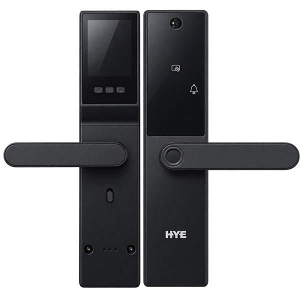 Cerradura Electrónica para Puerta HYE K10 con Cámara - Negra